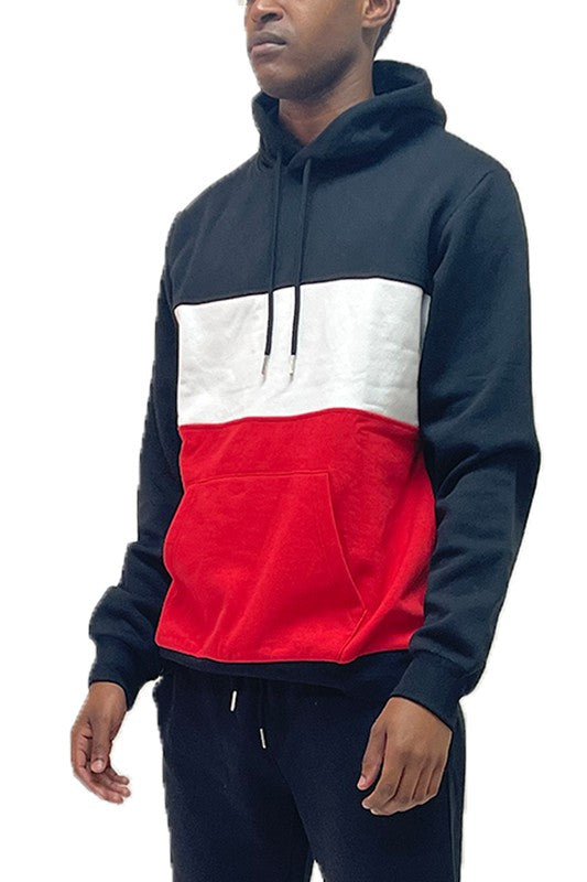 CHUBBY CHUCKS Mens Color Block Hoodie
