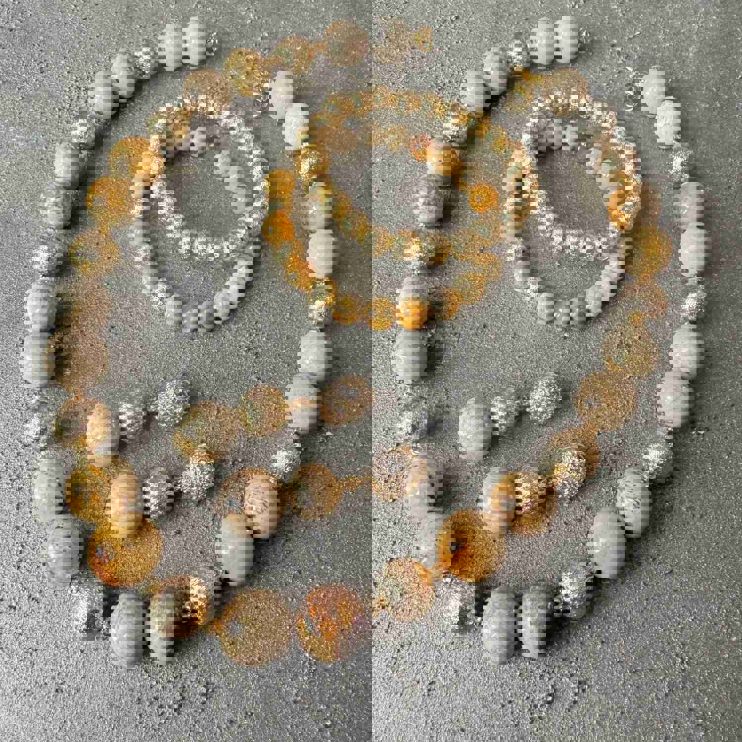 Jasper Jewelry Set - Bold Necklace, Bracelets, and Earrings