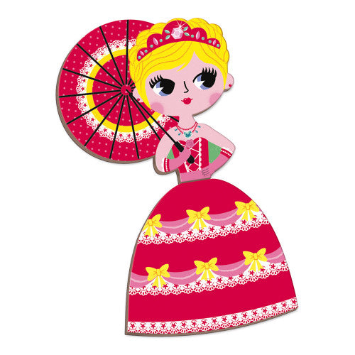 MAGNETIBOOK PRINCESSES - 55 Magnetic Pieces for Creative Play