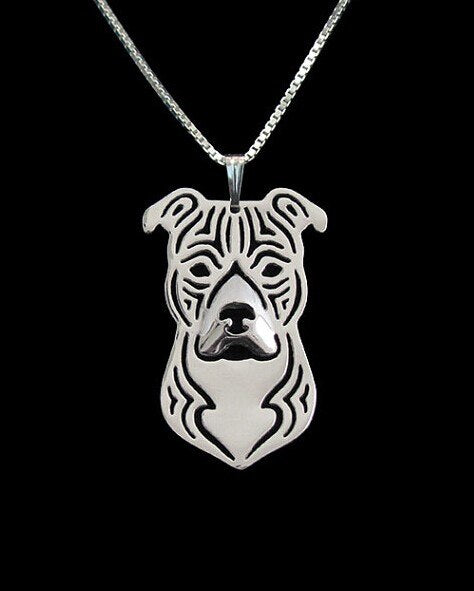 G.SKY American Staffordshire Terrier Necklace Pit Bull Necklace - Buy One Get One Free