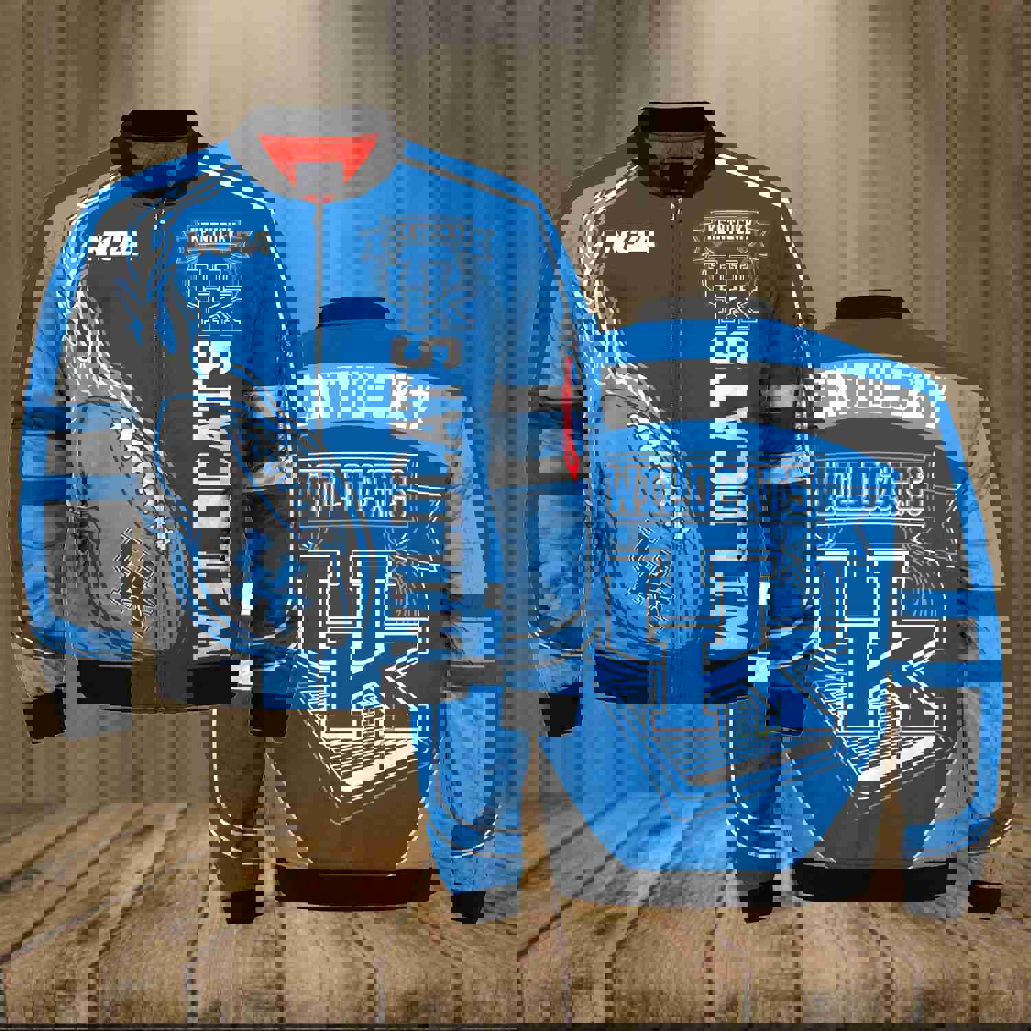 Kentucky Wildcats 3D Printed Fire Ball Jacket