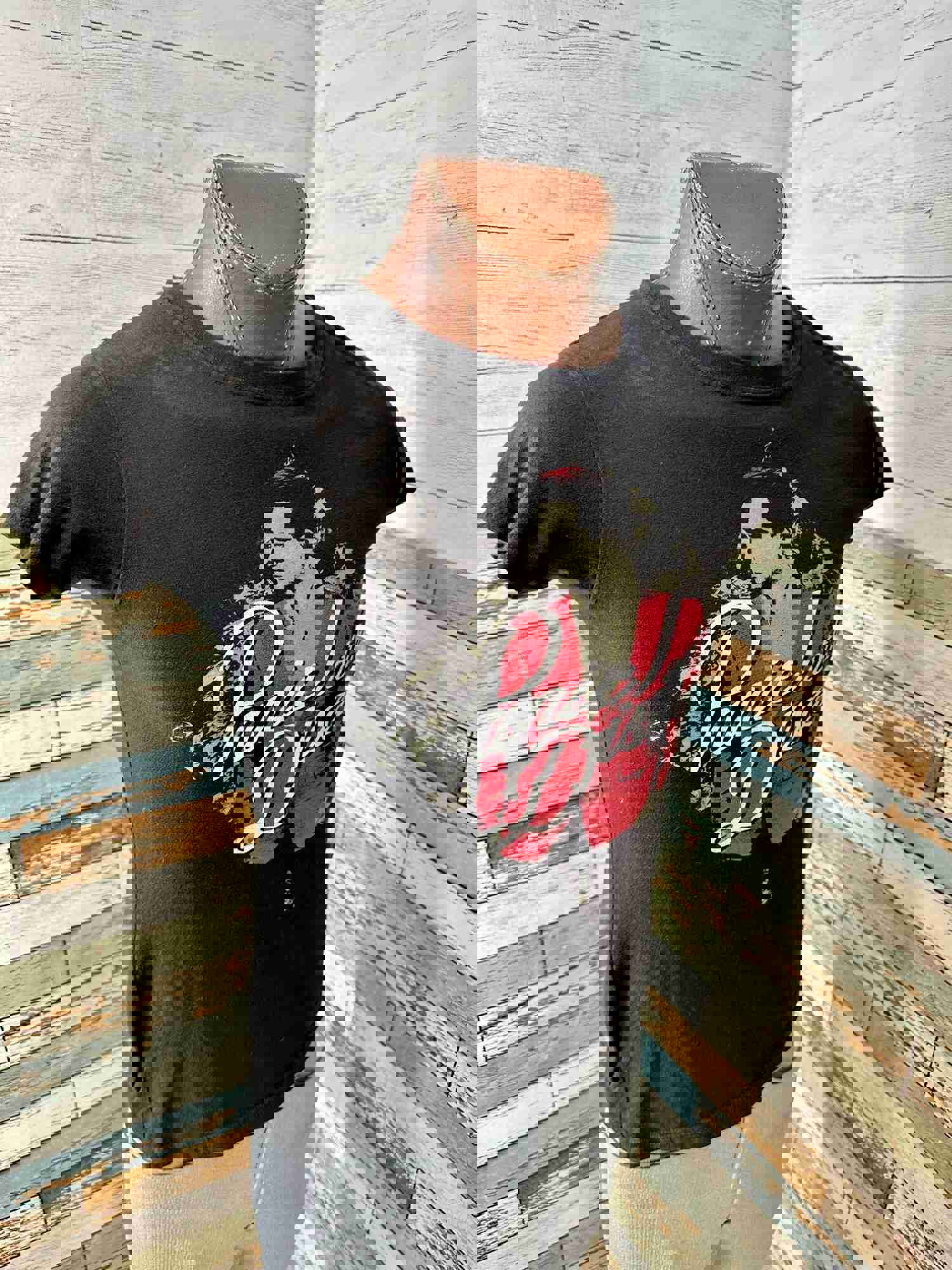 00’s Black Panic at the Disco Print Revival Music T-shirt