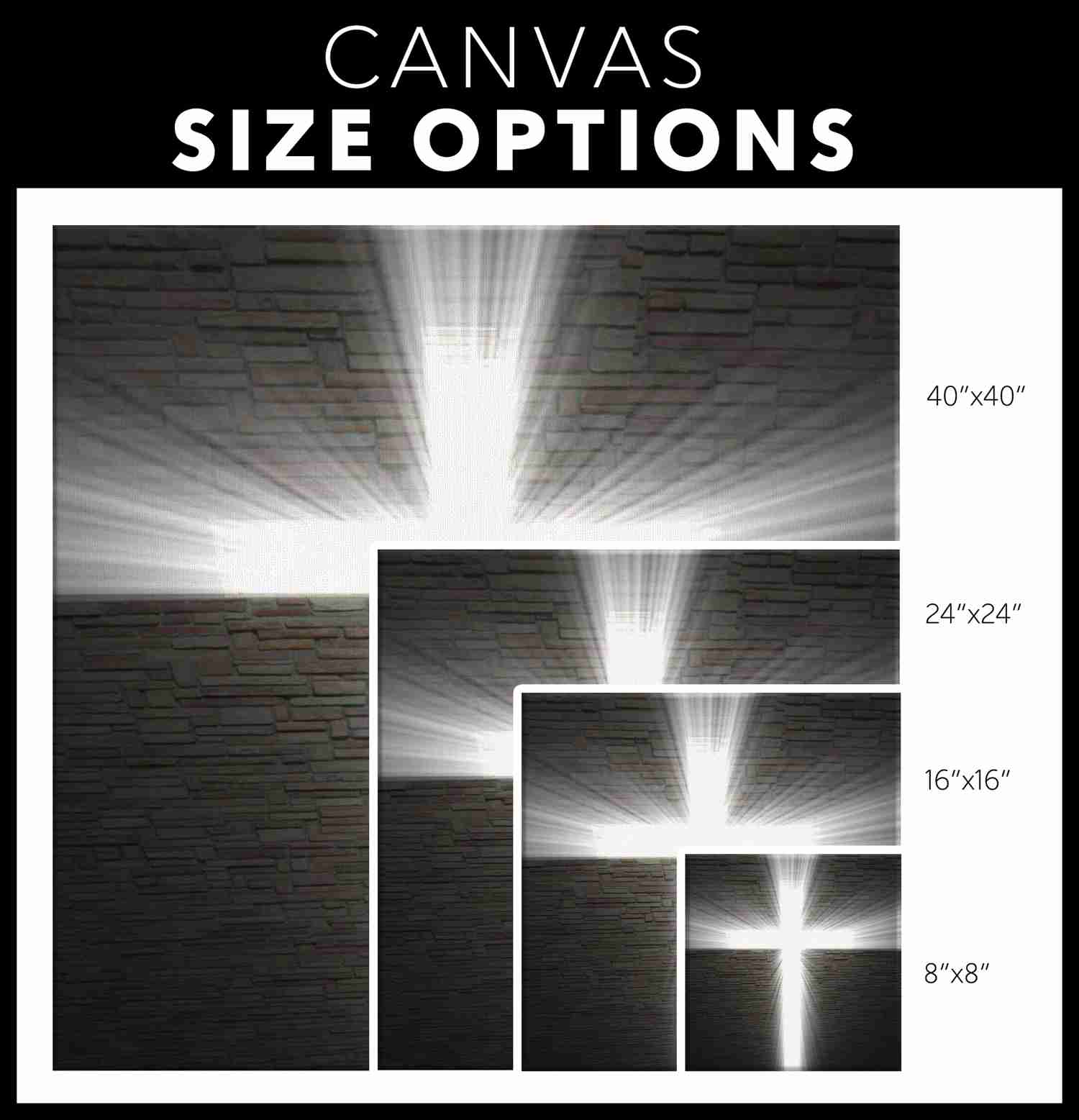 STARLIGHT CROSS - CANVAS ART