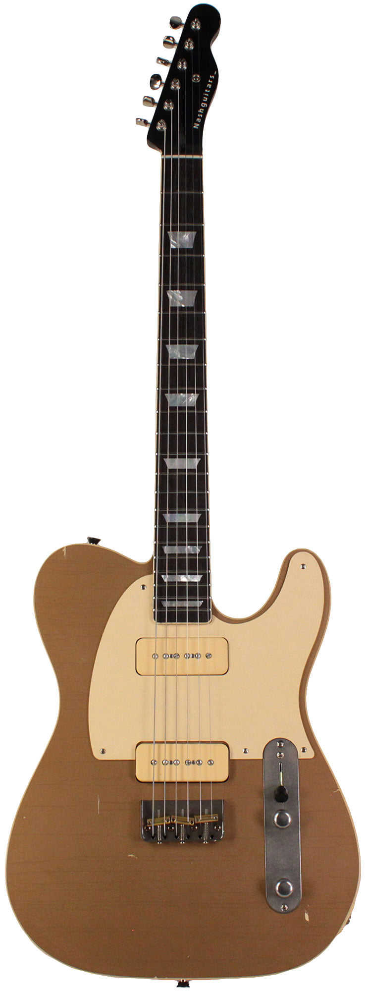 Nash T-56 Guitar, Gold Top, Light Aging - Vintage-Inspired Crossover Guitar