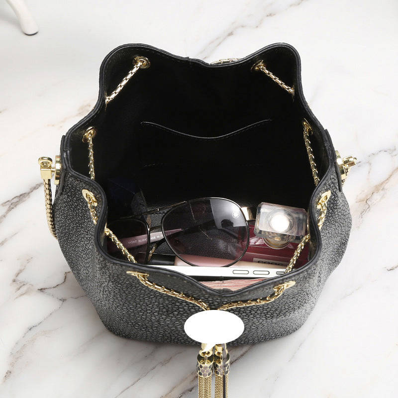 Pearl-Fish-Skin Bags - Large Capacity Women's Crossbody & Shoulder Bags