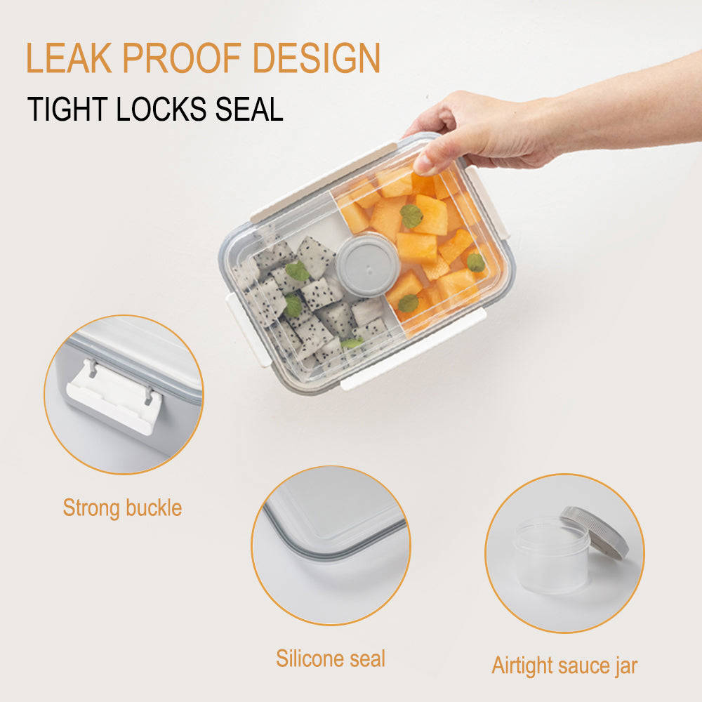 Lille Home 3-Pack 47 OZ Salad Food Storage Containers