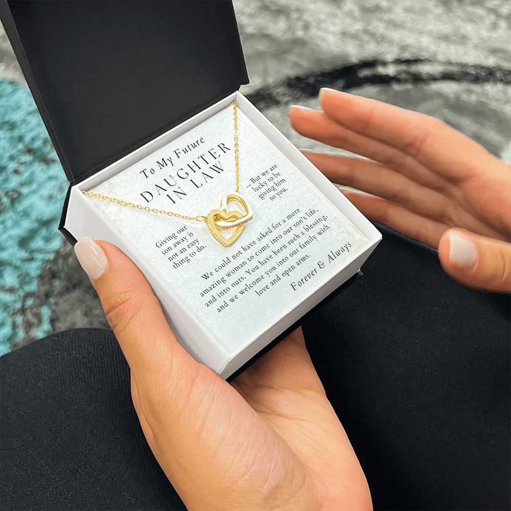 Welcome Gift for Future Daughter-in-Law - Heartfelt Pendant Necklace