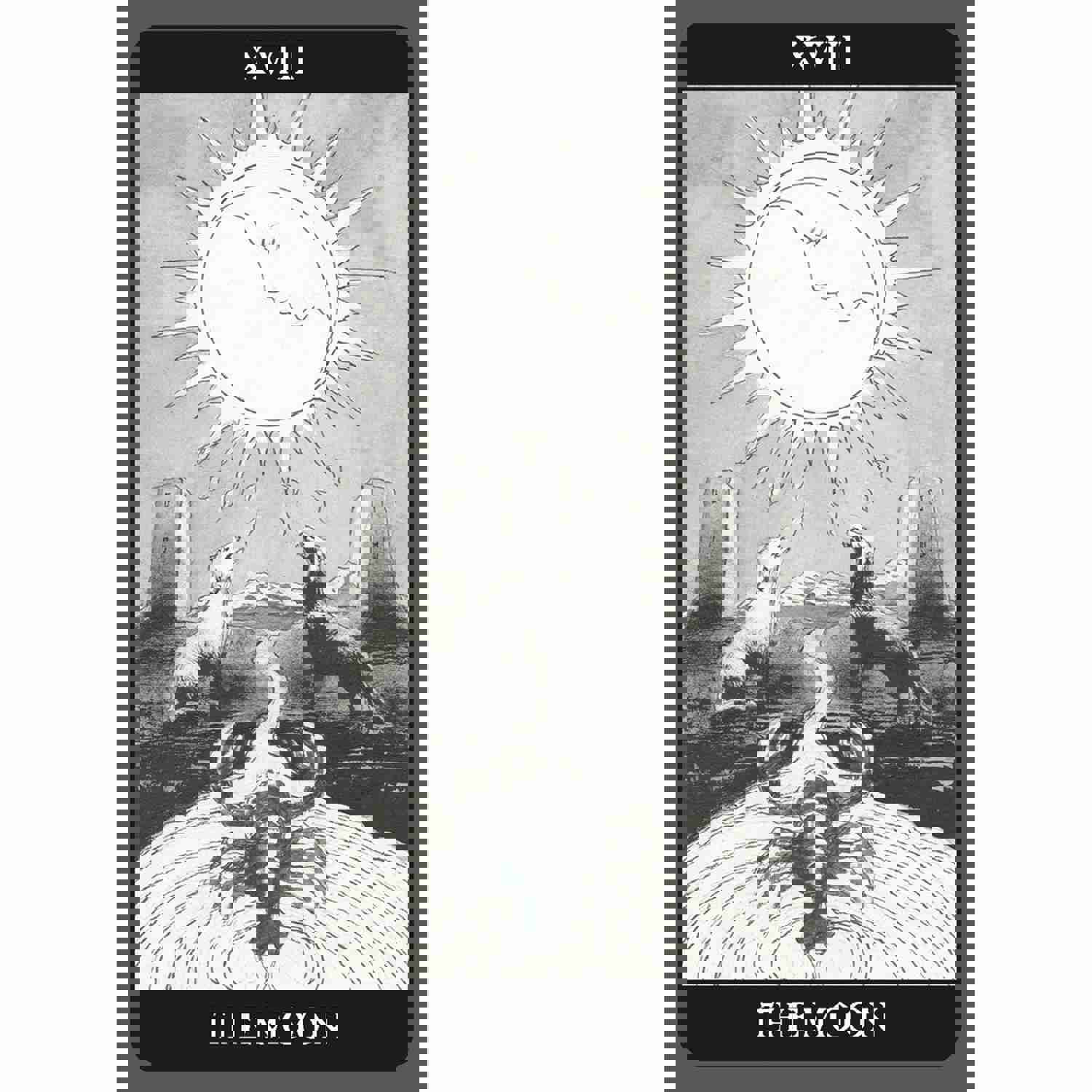 Dark Side of Tarot Deck by Sasha Graham, Corrado Roi