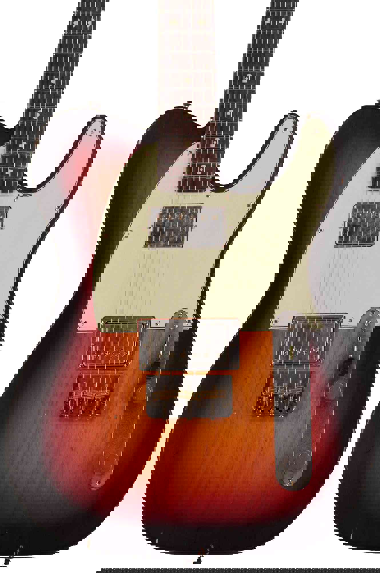 Nash T-2HB Guitar, 3 Tone Sunburst, Light Aging - Classic Telecaster with Lollar Humbuckers