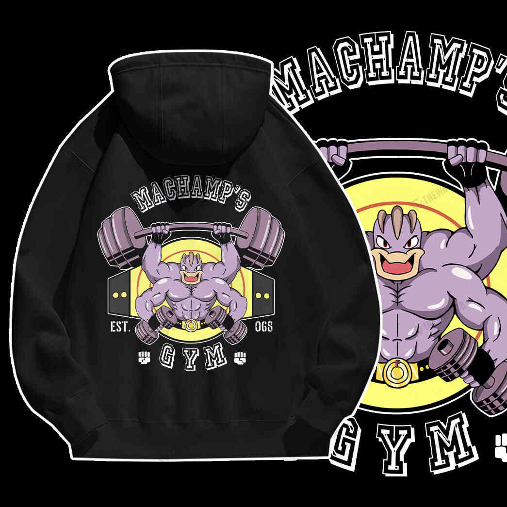 Machamp Purple Gym Custom Graphic T-Shirt