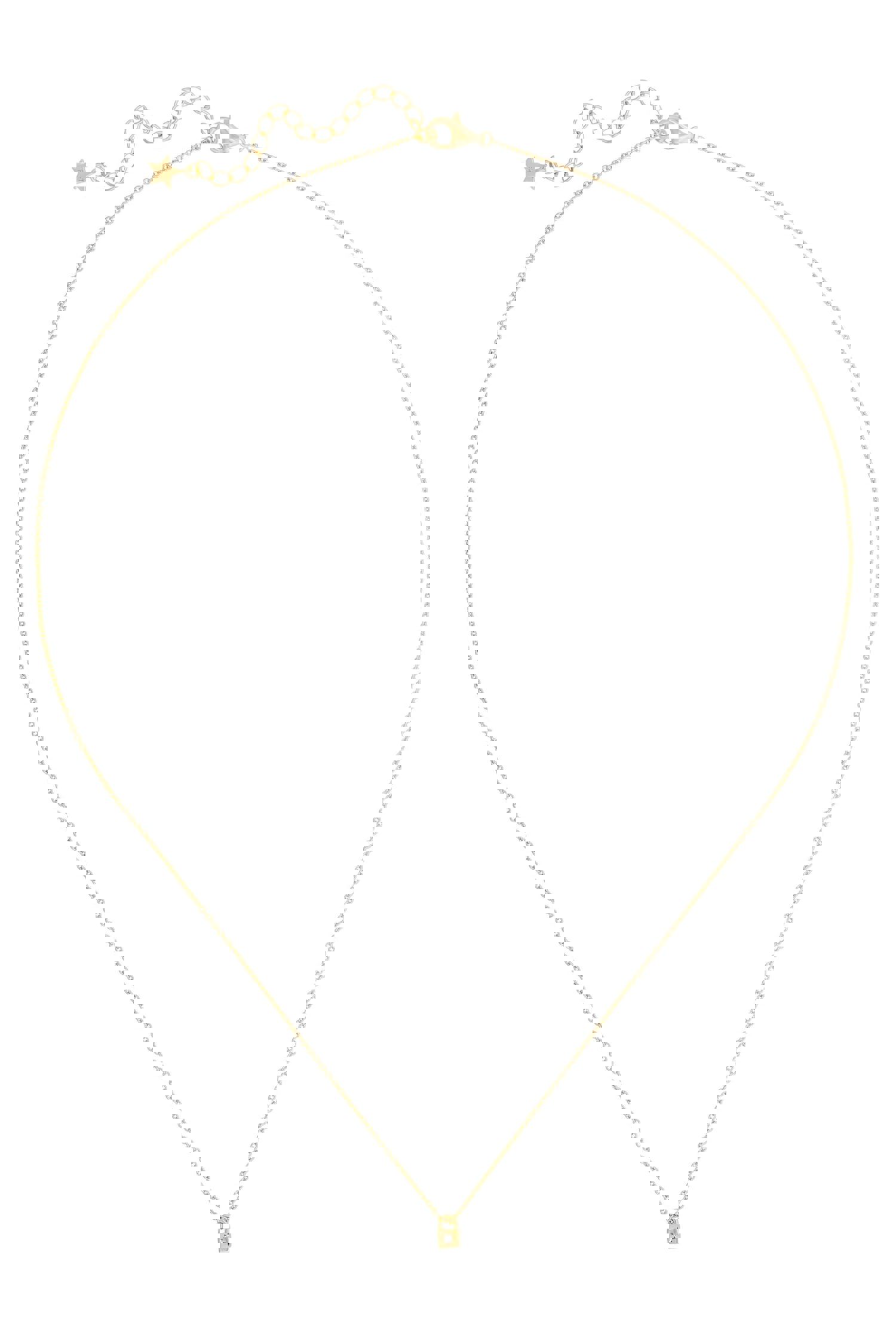 Finley Necklace - Dainty Lock Charm Chain