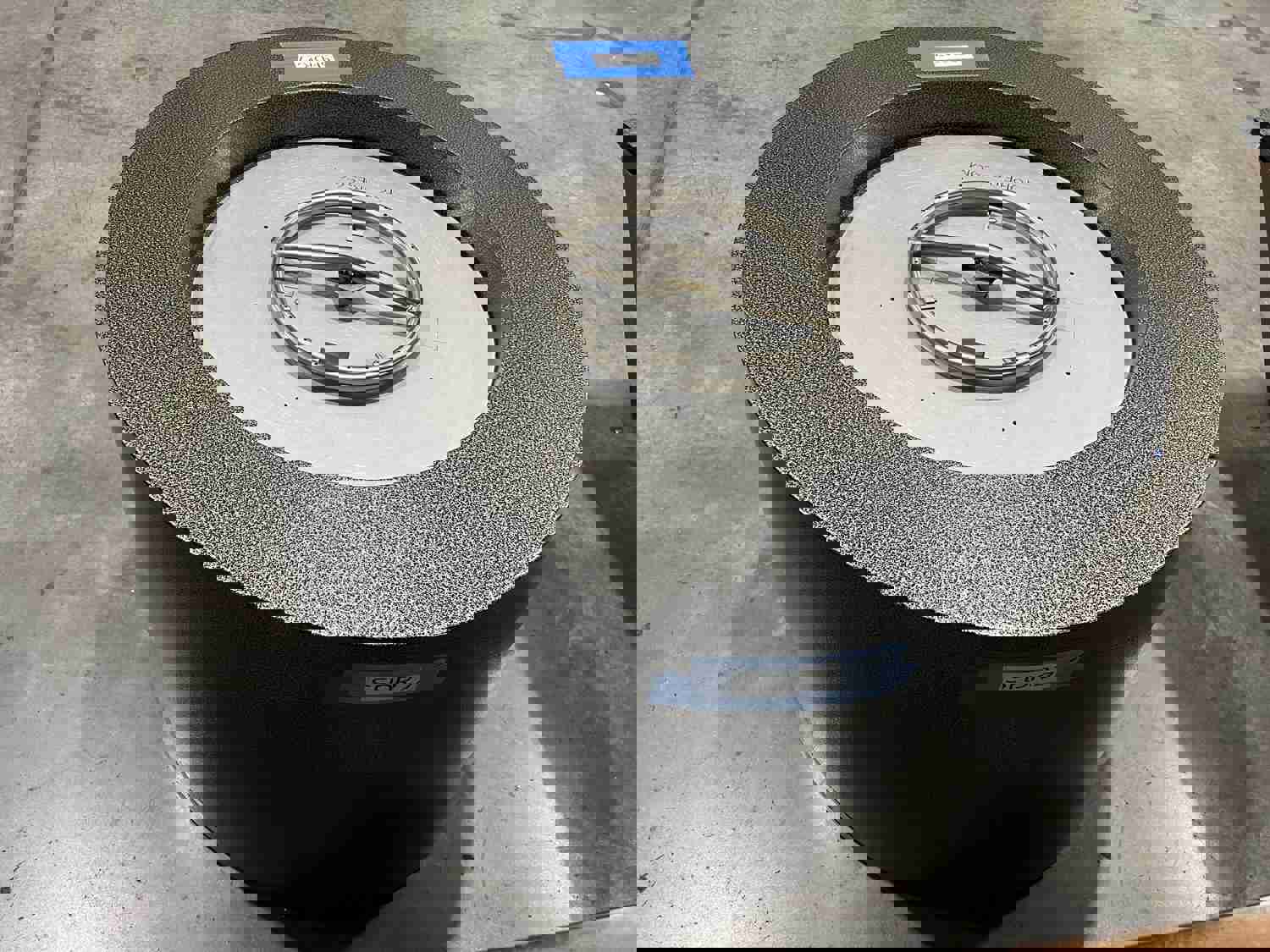 Starfire Designs Gravity Round Powder Coated Steel Gas Fire Pit with Propane Tank Access Door - Clearance