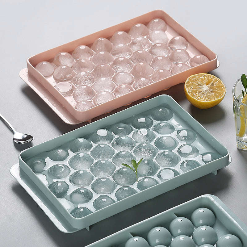 3D Round Ice Molds for Home Bar and Party Use - Round Ball Ice Cube Makers