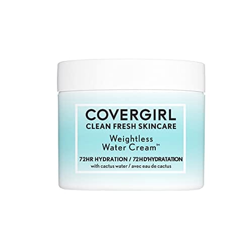 COVERGIRL Clean Fresh Skincare Weightless Water Cream, 2.0 Oz