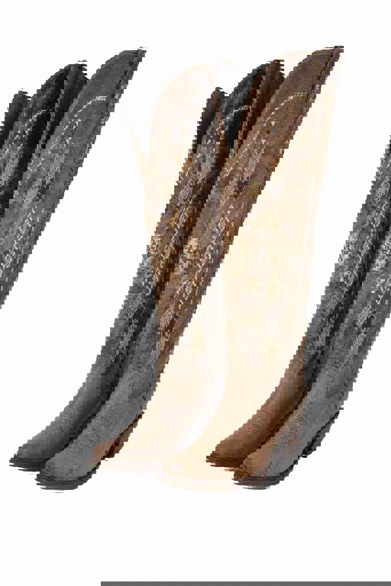 Azteck Edition Wide Calf Friendly Tall Cowgirl Boot