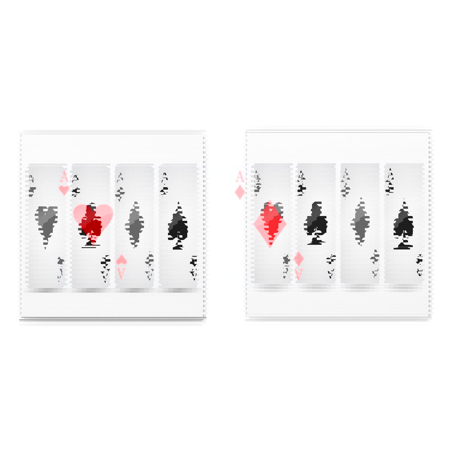 Ace Card Suit Playing Card Canvas Wall Art - Premium Home Decor Ready-to-Hang