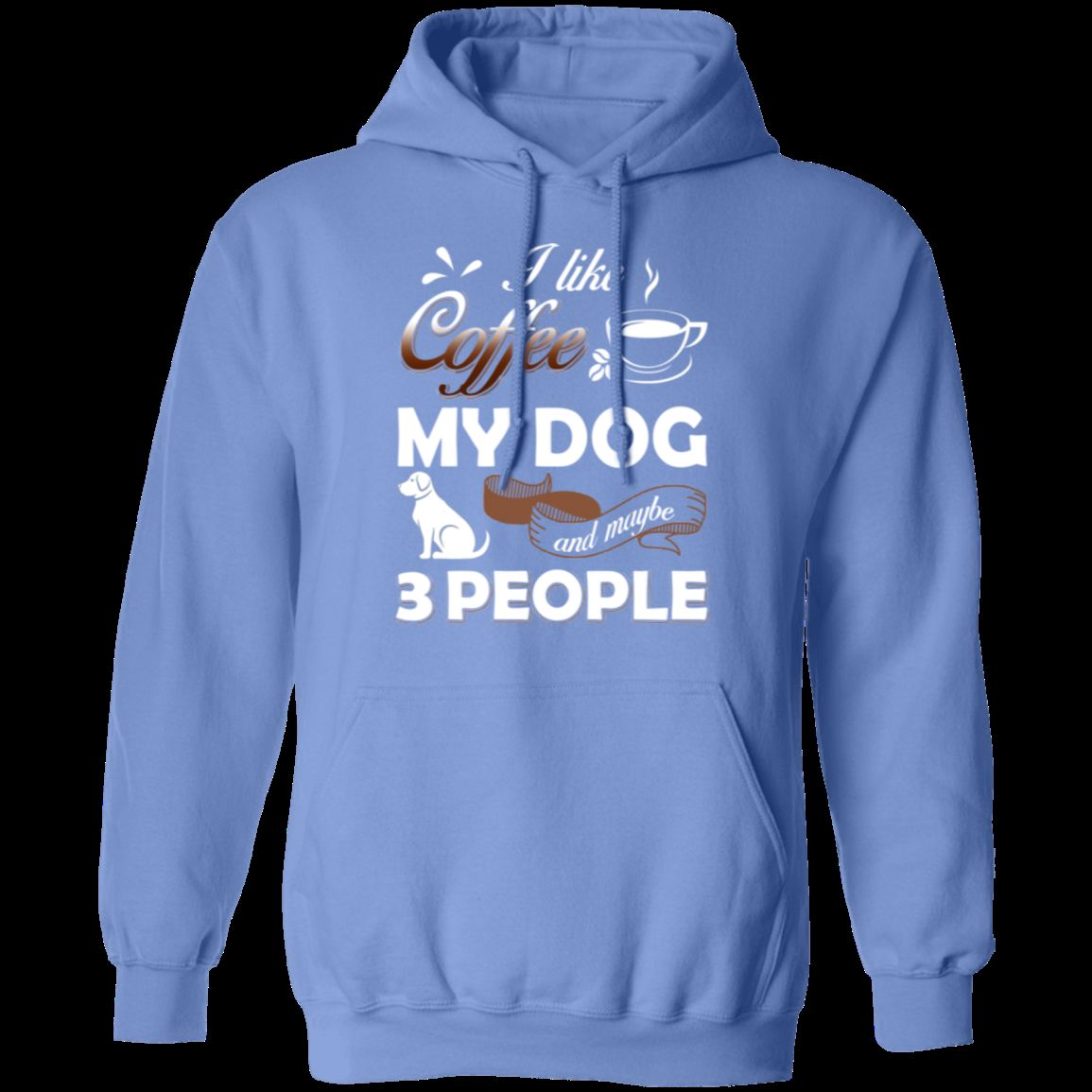 I LIKE COFFEE LADIES Pullover Hoodie - 8 oz Unisex Hoodie with Digital Print