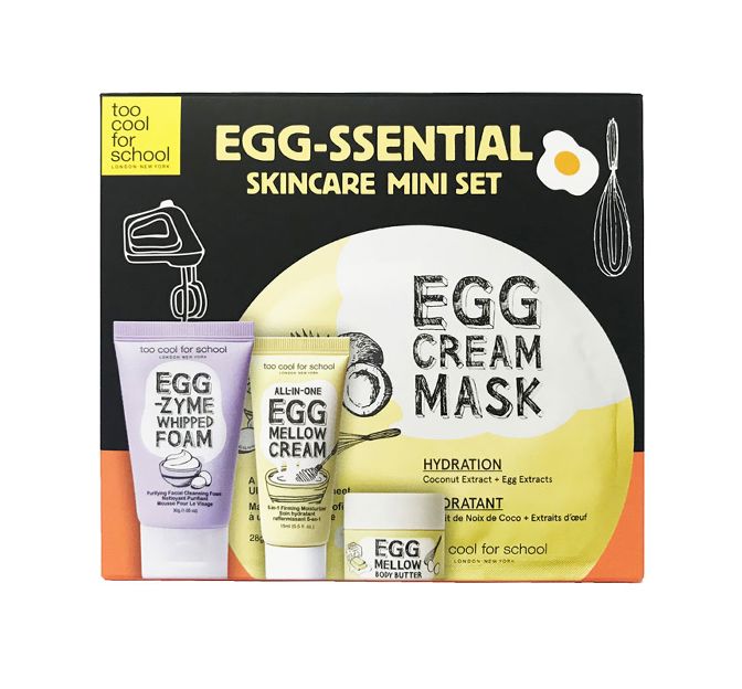 Egg-ssential Skincare Mini Set by Too Cool For School