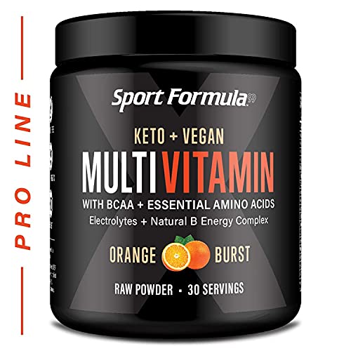 Bariatric Multivitamin Powder - Keto Drink Mix with BCAA Amino Acids for Enhanced Metabolism