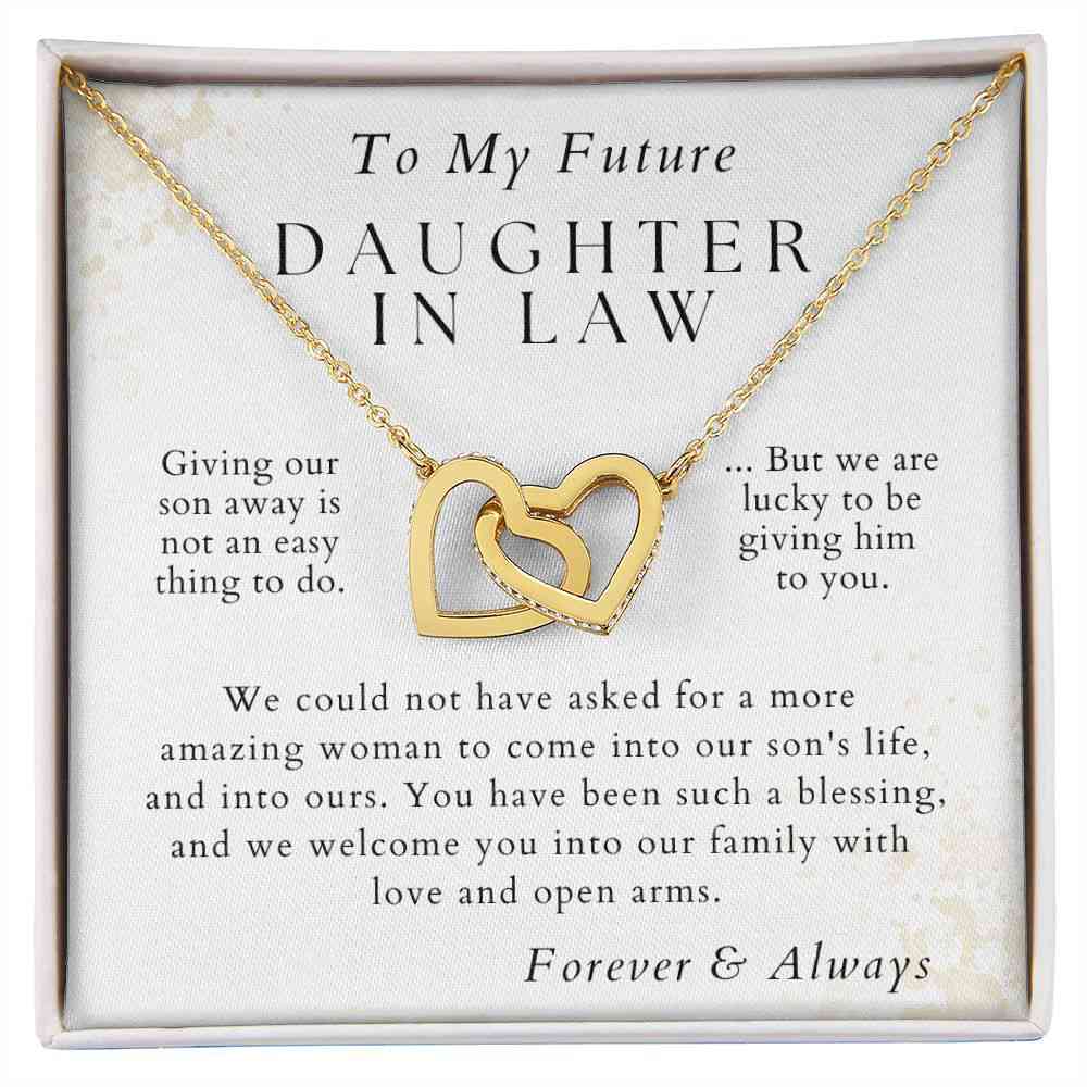 Welcome Gift for Future Daughter-in-Law - Heartfelt Pendant Necklace
