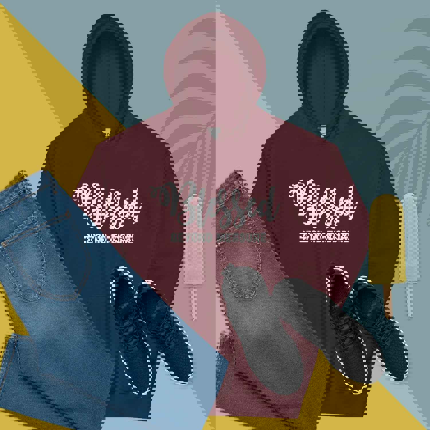F&H Christian Blessed Beyond Favor Women's Hoodie