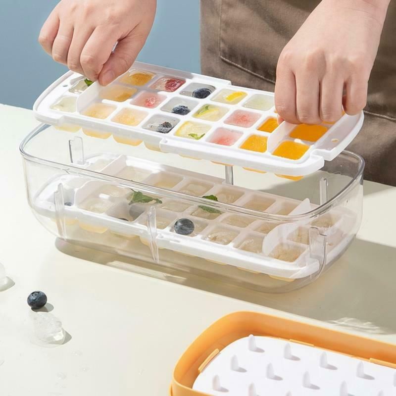 Press Ice Cube Maker - Fast & Easy Ice Cube Release