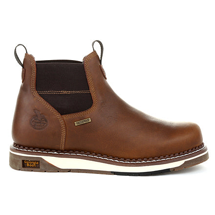 Georgia GB00352 Mens Soft Toe Wedge Waterproof Chelsea Work Boot
