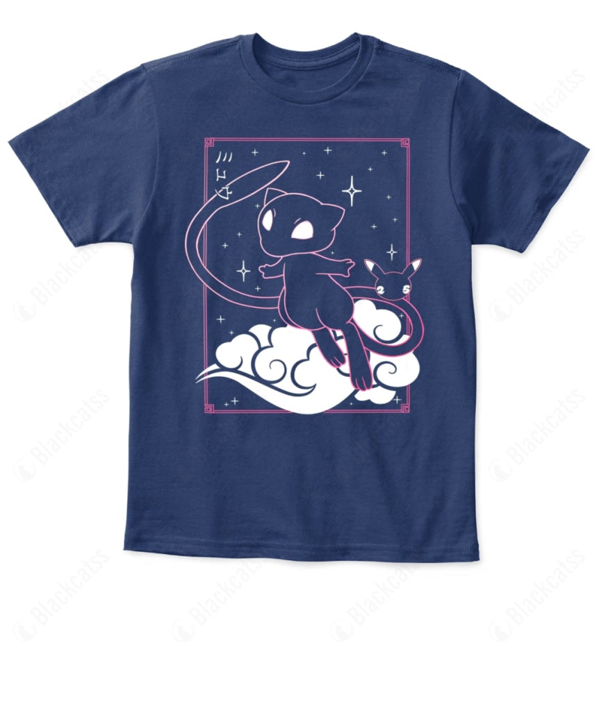 PKM Mew Graphic Apparel - Unisex Classic Fit Cotton T-Shirt