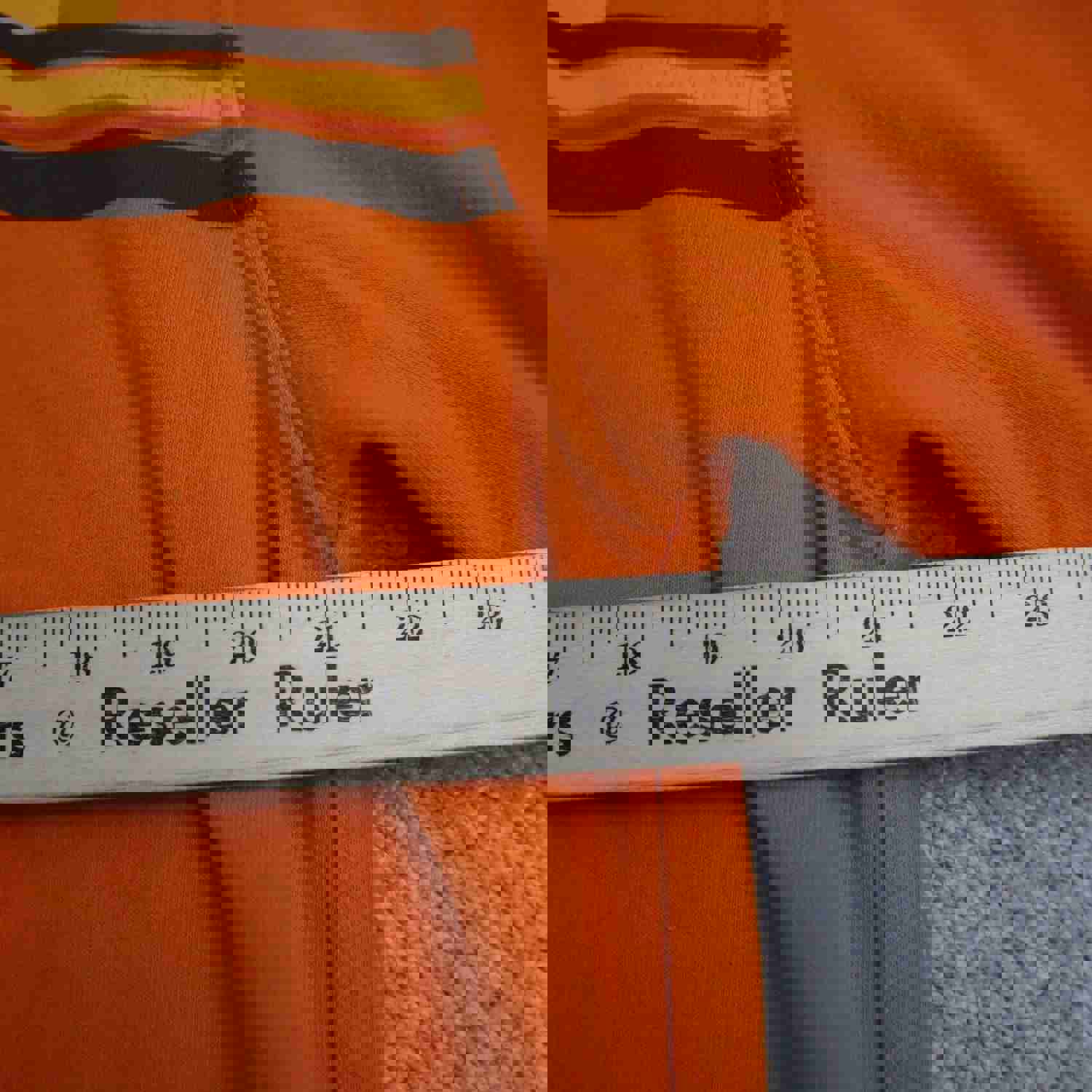 The North Face Men's Orange Pullover Hoodie Sweatshirt - Size Medium
