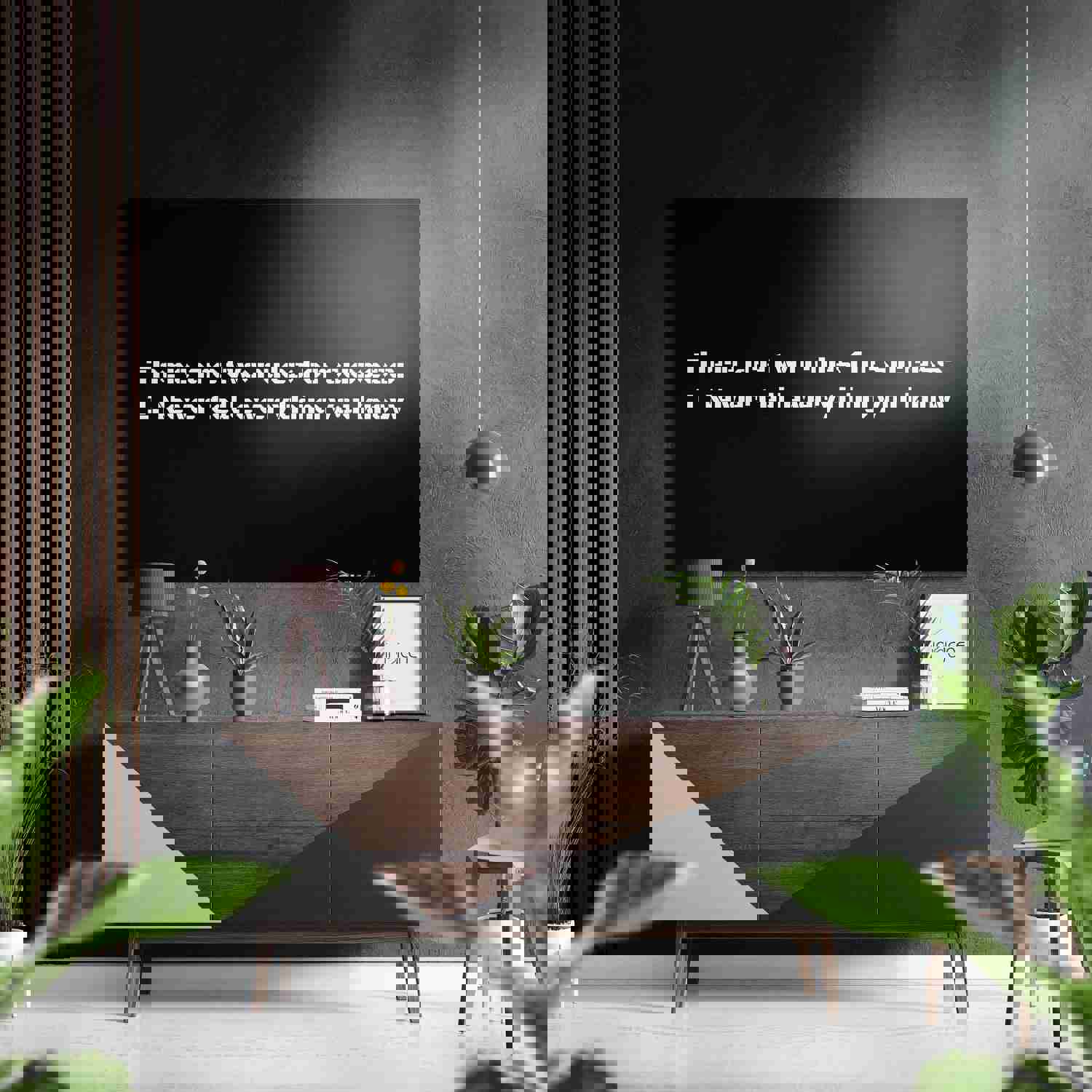 Two Rules for Success Brushed Aluminium Dibond Wall Art