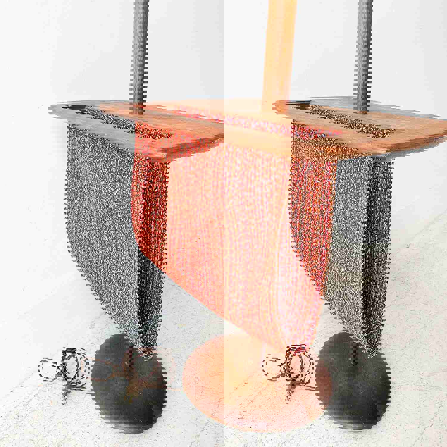 Mid Century Laurel Lamp with Magazine Rack