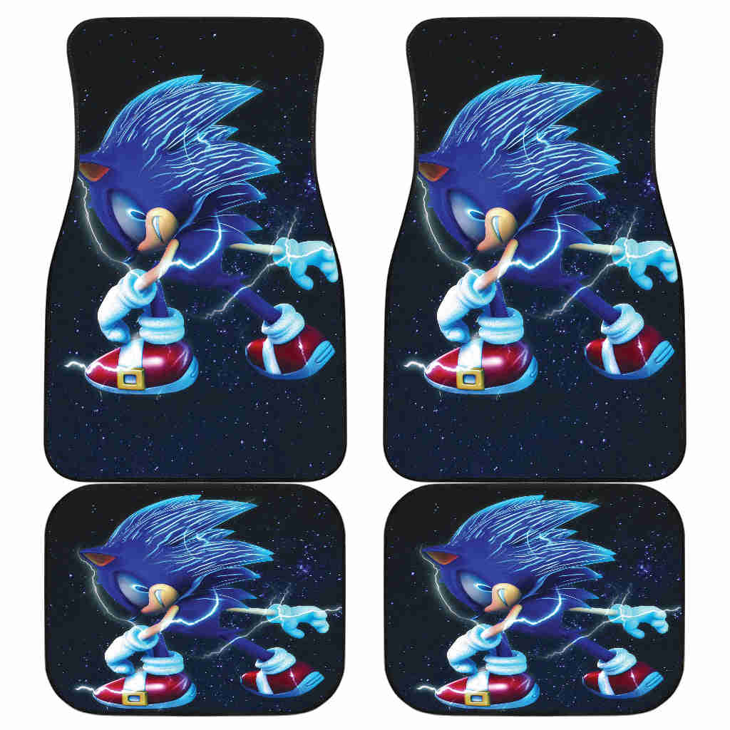 Sonic The Hedgehog Custom Car Floor Mats - Cartoon Car Accessories for Fans