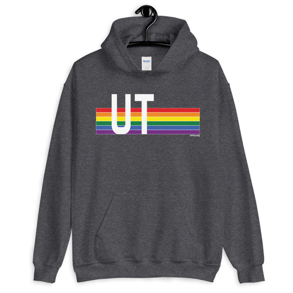 Utah Pride Retro Rainbow - Unisex Hoodie