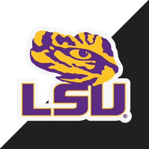 LSU Tigers NCAA Vinyl Decal Sticker - Choose Style and Size for Fans, Students, and Alumni