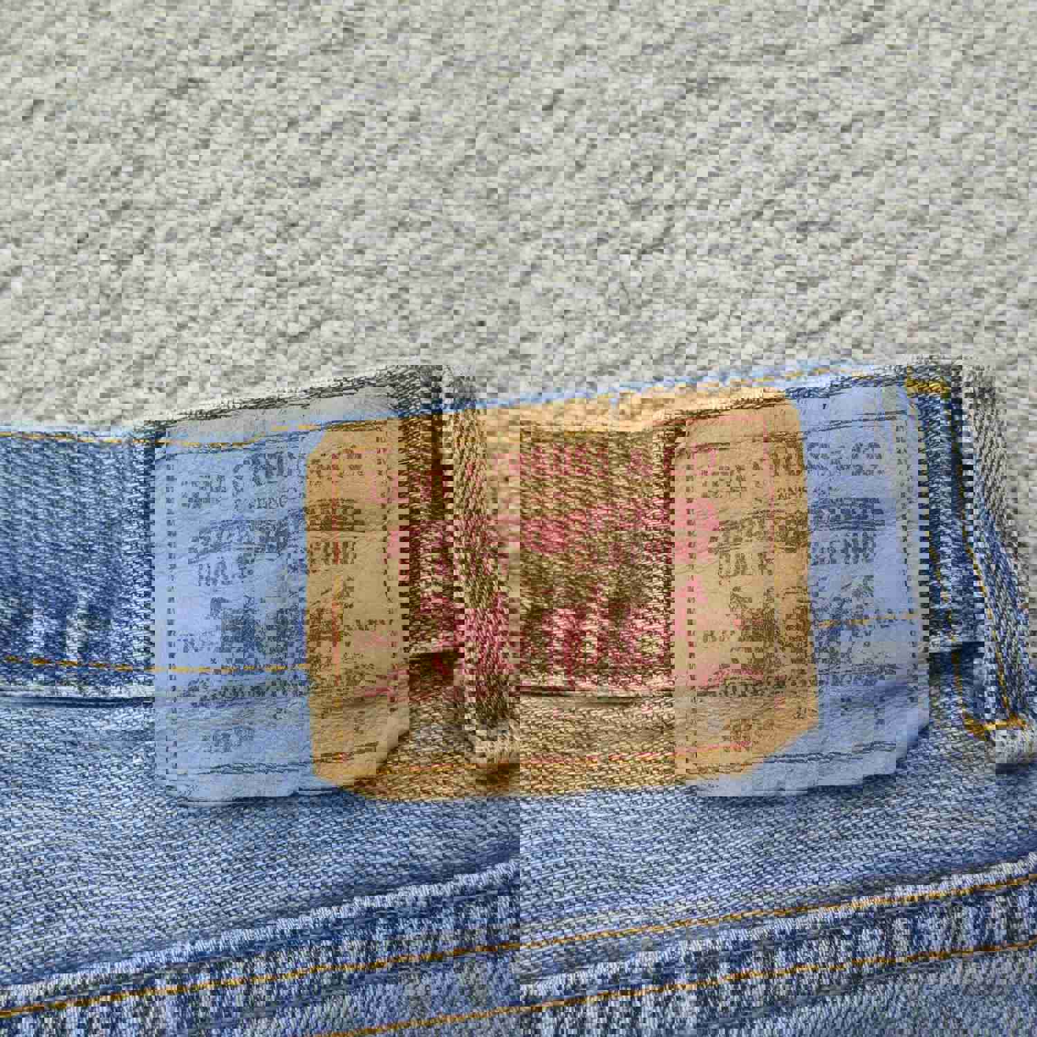 Levis 550 Jeans Mens 20S Blue Denim Stretch Straight Leg Outdoor 100% Cotton