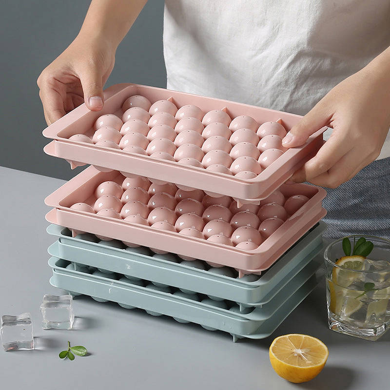 3D Round Ice Molds for Home Bar and Party Use - Round Ball Ice Cube Makers