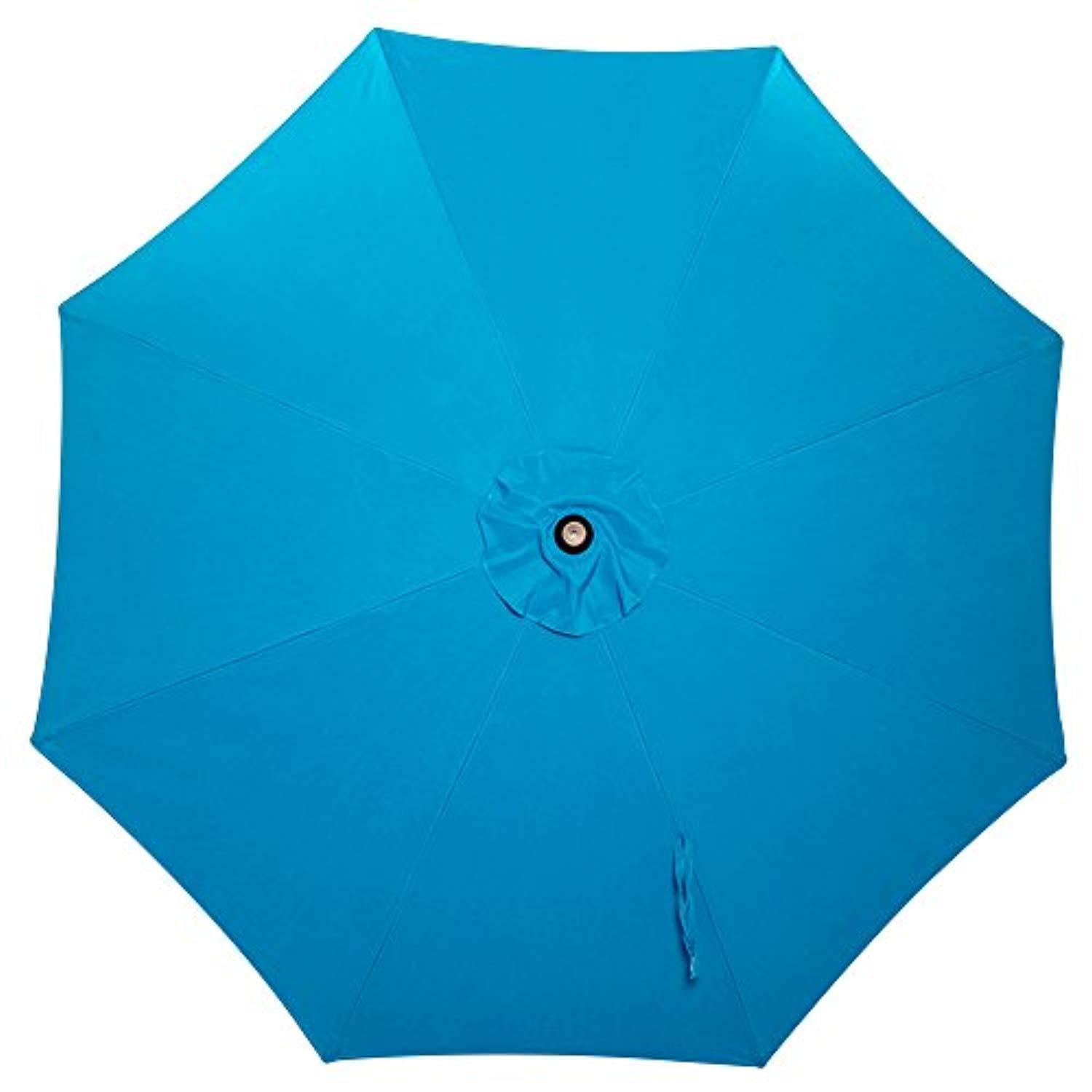 Sundale Outdoor 10 Feet Aluminum Market Umbrella with Crank and Push Button Tilt