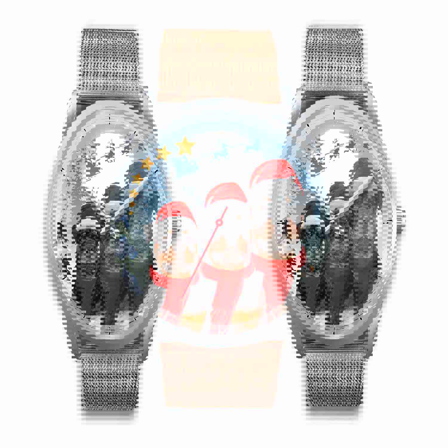 Cute Rottweiler Christmas Special Wrist Watch