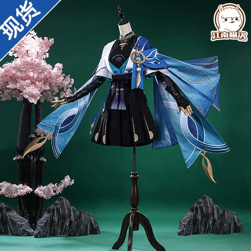 Jiangnan Meow Second Original God Cosplay Costume - Wandering Soldier Game Clothing Full Set for Men