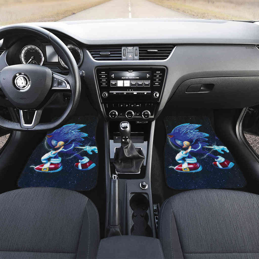 Sonic The Hedgehog Custom Car Floor Mats - Cartoon Car Accessories for Fans