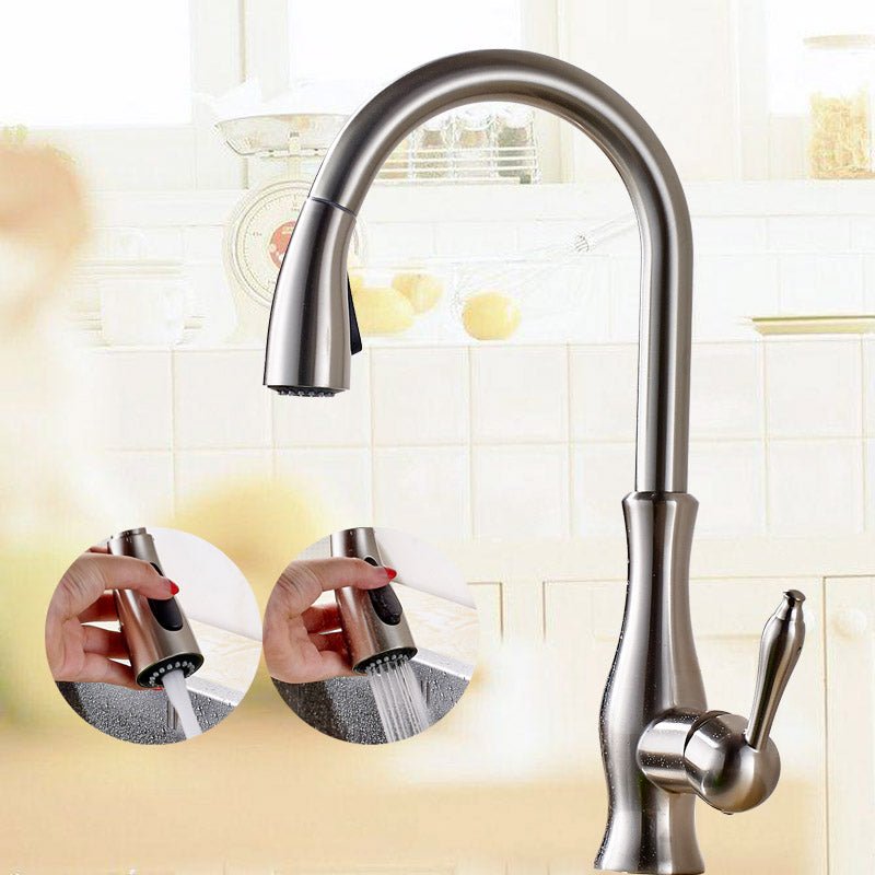 MIRODEMI® Pull Out Rotation High Arch Kitchen Sink Faucet