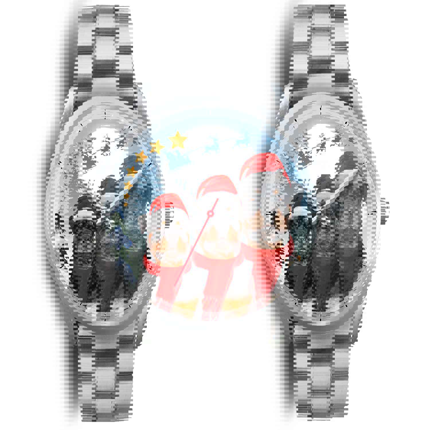Cute Rottweiler Christmas Special Wrist Watch