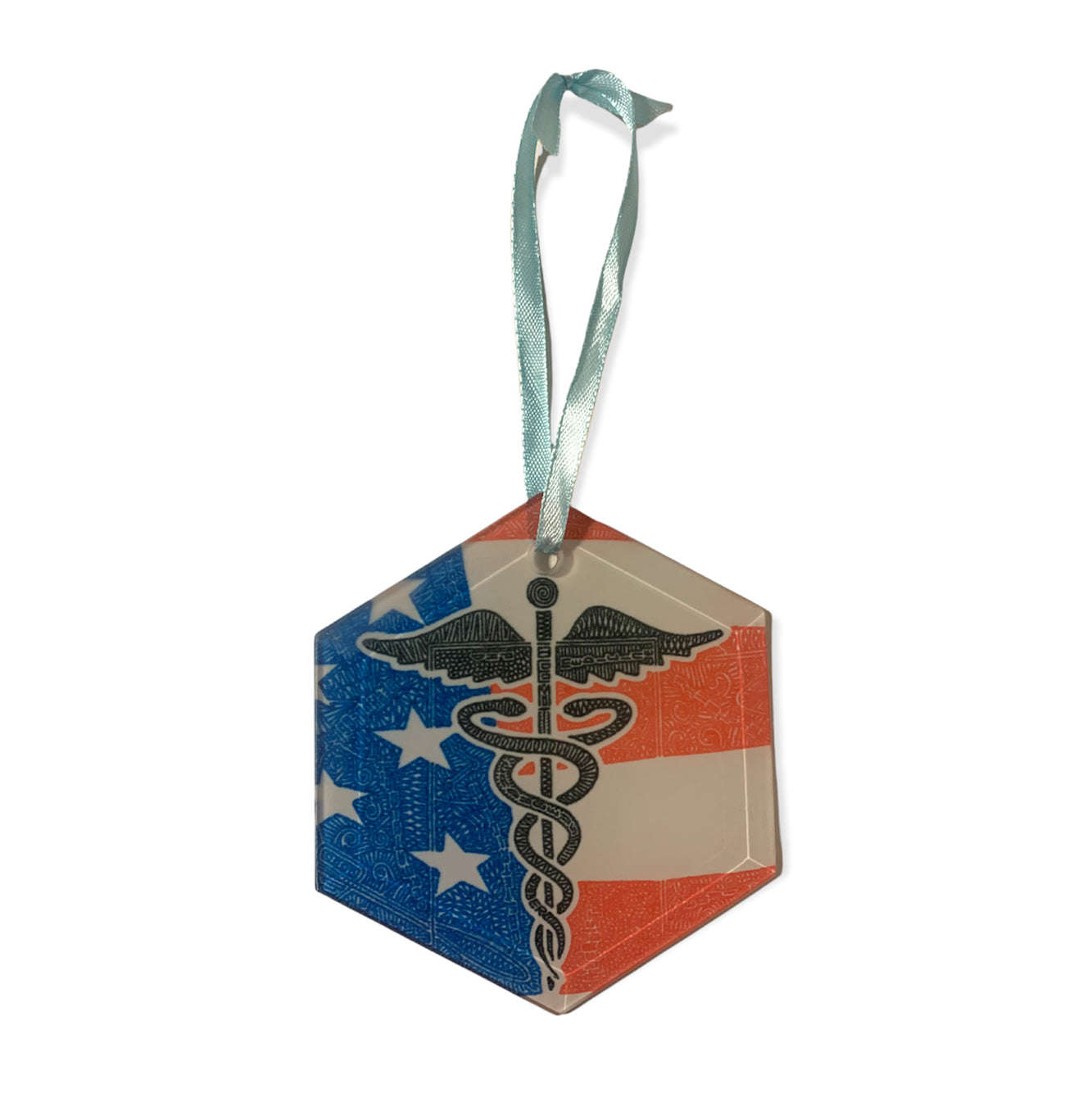 Frosted Glass Ornaments - Healthcare Heroes