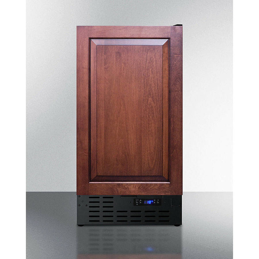 Summit 18 Built-In Ice Maker with 8 lbs. Daily Ice Production, Crescent Ice, ADA Compliant, ETL Listed, Frost-Free Operation
