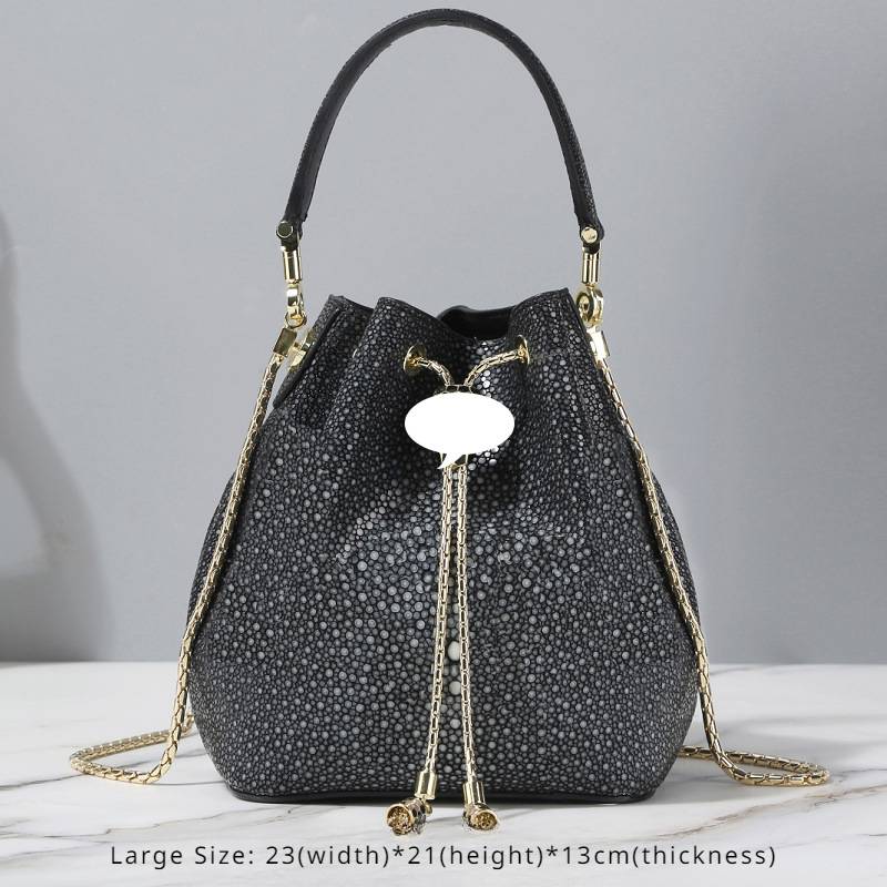 Pearl-Fish-Skin Bags - Large Capacity Women's Crossbody & Shoulder Bags