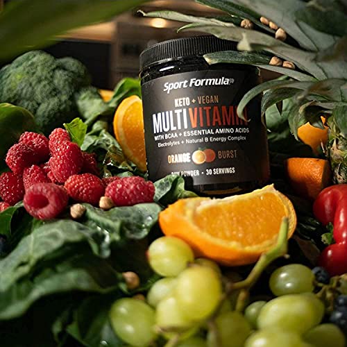 Bariatric Multivitamin Powder - Keto Drink Mix with BCAA Amino Acids for Enhanced Metabolism