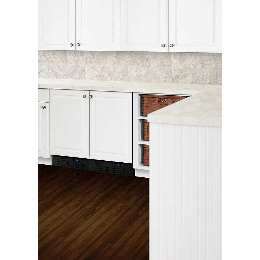 Summit 18 Built-In Ice Maker with 8 lbs. Daily Ice Production, Crescent Ice, ADA Compliant, ETL Listed, Frost-Free Operation