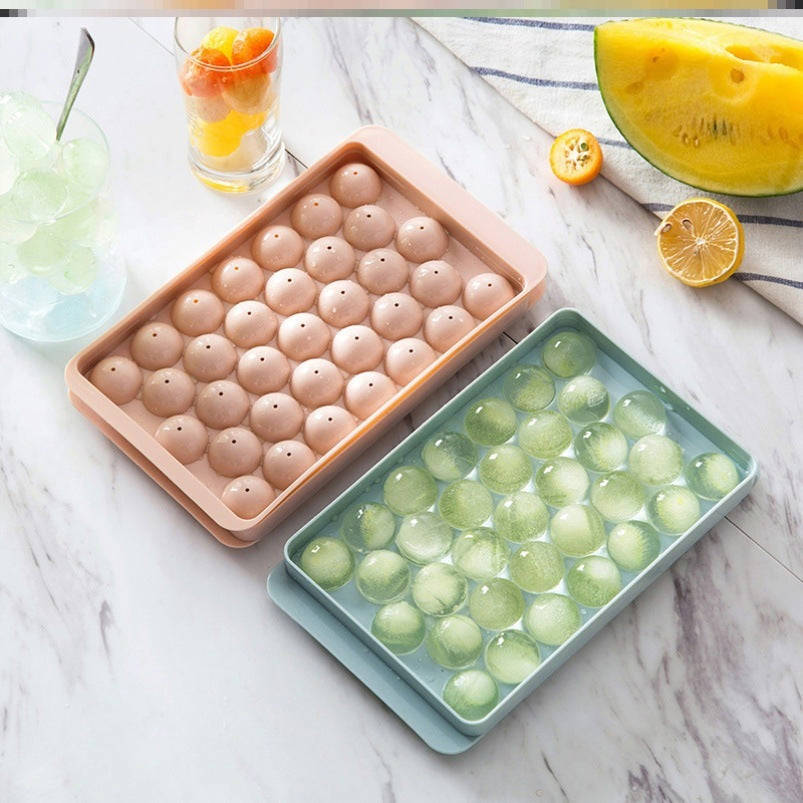 3D Round Ice Molds for Home Bar and Party Use - Round Ball Ice Cube Makers