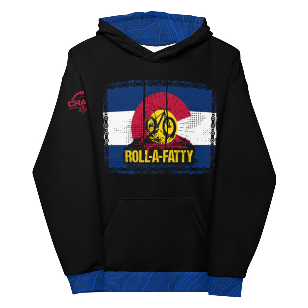 RollaFatty Colorado Flag Hoodie - Unisex Comfortable Hoodie with Vibrant Print
