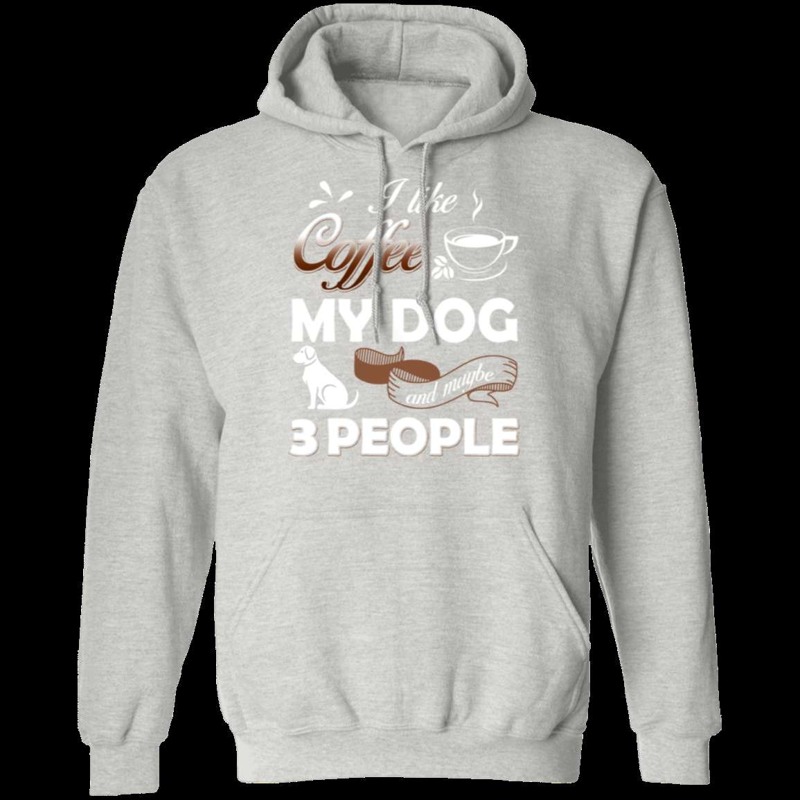 I LIKE COFFEE LADIES Pullover Hoodie - 8 oz Unisex Hoodie with Digital Print